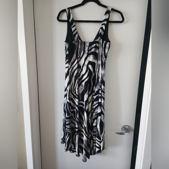 Zebra Print Tank Dress - Picture 7 of 12